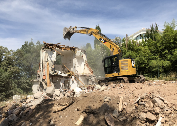 demolition batiment frejus